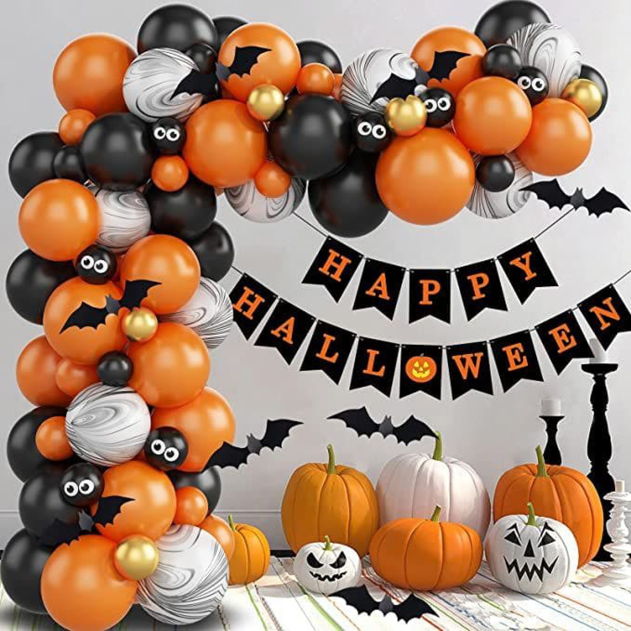 Boo Halloween Arrangements Set Uo Package